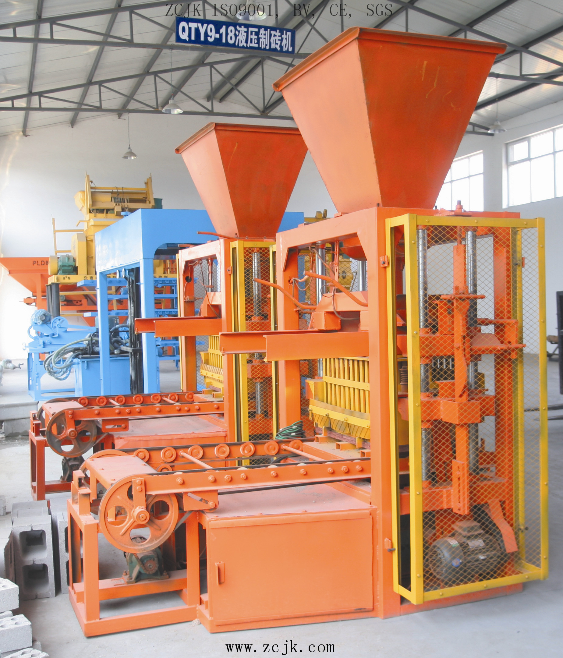 Máquina de fatura de tijolo QTJ4-35