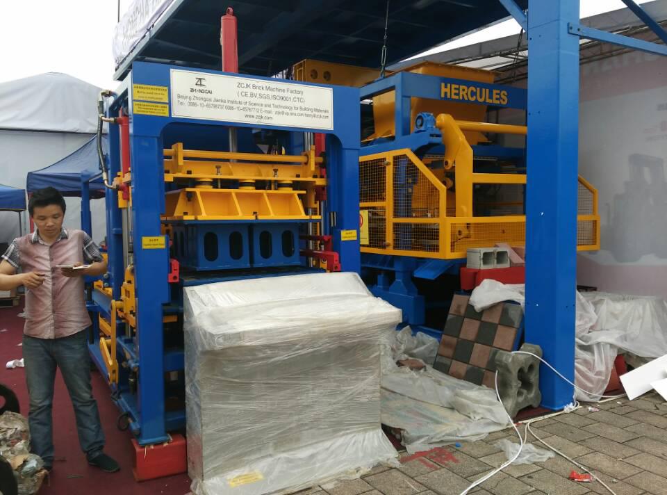 ZCJK6-15 hidráulica Bloco Máquina em Canton Fair