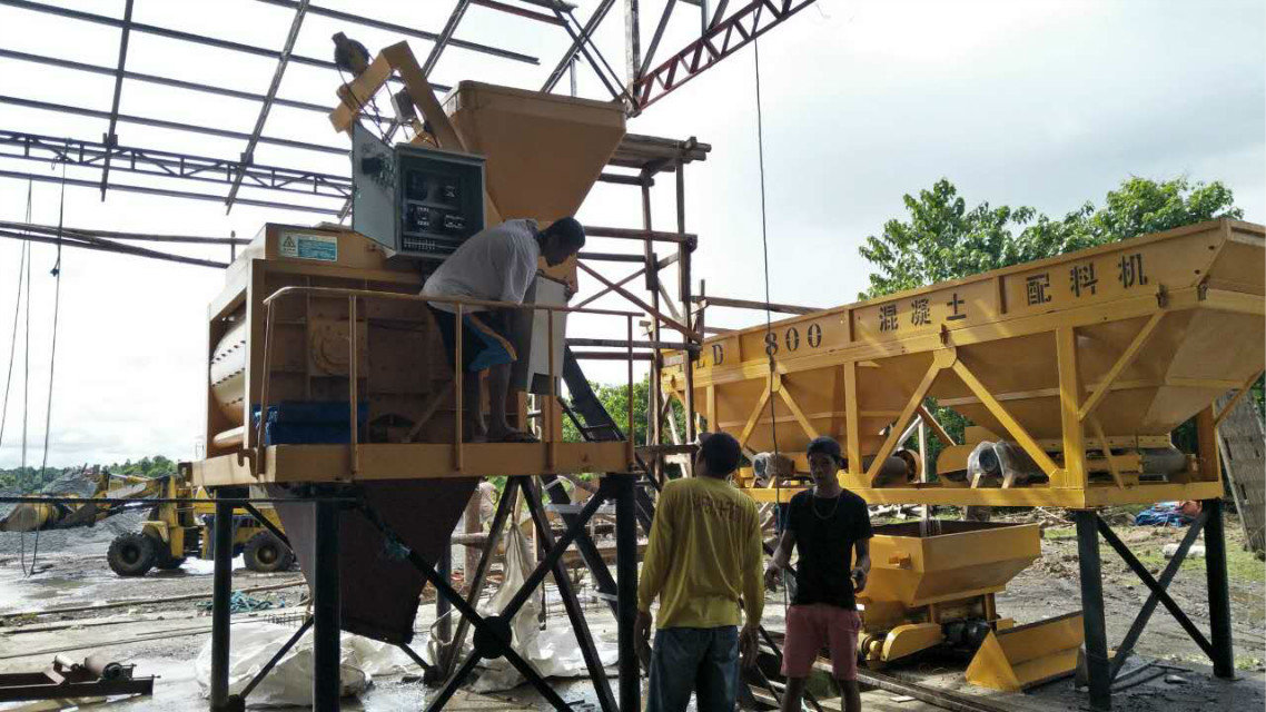 Máquina do bloco QTY4-15 em Filipinas (13)