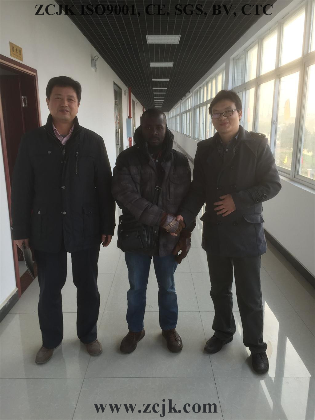 ZCJK Brick Machine Uganda Customer 20160115 (11)