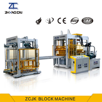 Máquina de blocos ZCJK QTY6-15 para fazer blocos de cimento