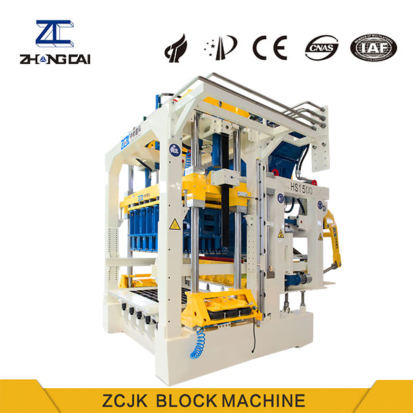 Máquina de tijolos vazados totalmente automática ZC1500: Aumentar a produtividade com tecnologia inteligente